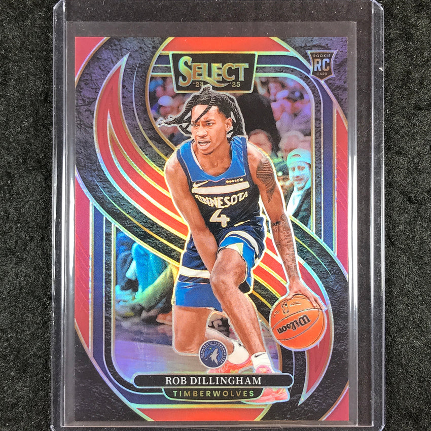 2024-25 Select ROB DILLINGHAM Premier Level Rookie Red /199 #187