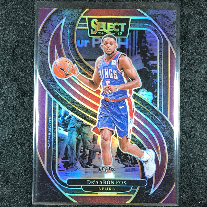 2024-25 Select DE'AARON FOX Premier Level Maroon /175 #150