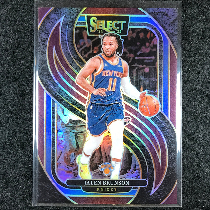 2024-25 Select JALEN BRUNSON Premier Level Maroon /175 #151