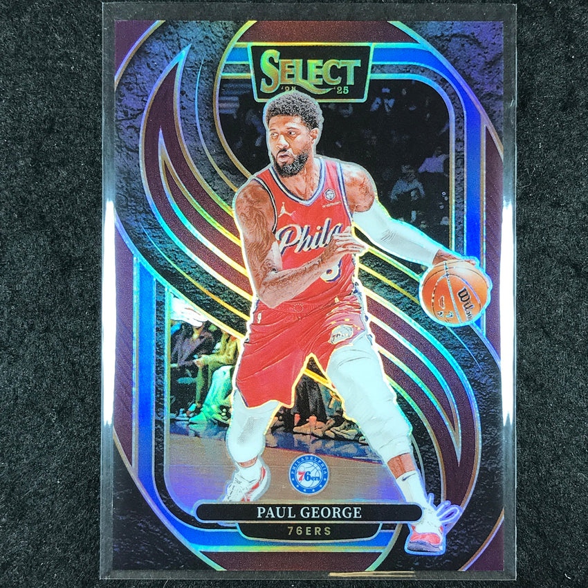 2024-25 Select PAUL GEORGE Premier Level Maroon /175 #159