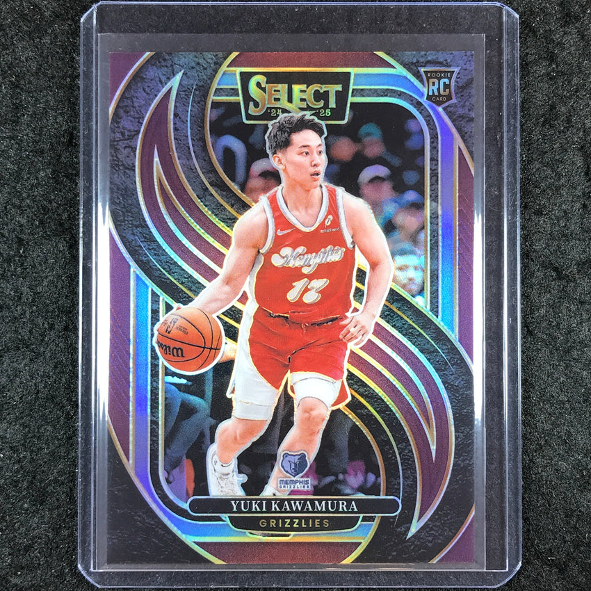 2024-25 Select YUKI KAWAMURA Premier Level Rookie Maroon /175 #168