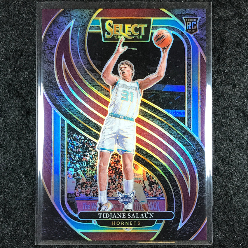 2024-25 Select TIDJANE SALAUN Premier Level Rookie Maroon /175 #169