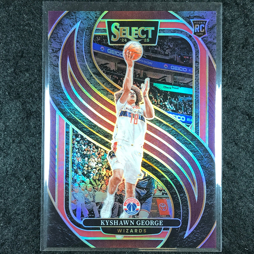 2024-25 Select KYSHAWN GEORGE Premier Level Rookie Maroon /175 #177