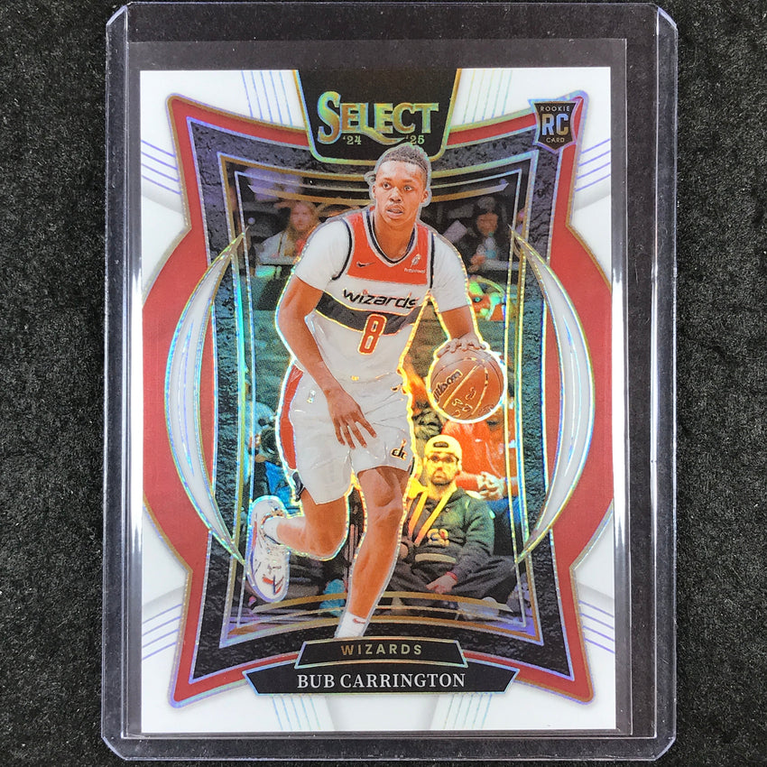 2024-25 Select BUB CARRINGTON Concourse Rookie White 7/149 #81
