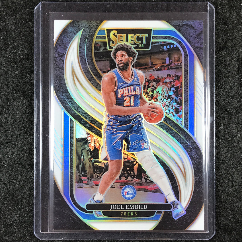 2024-25 Select JOEL EMBIID Premier Level White 107/149 #101