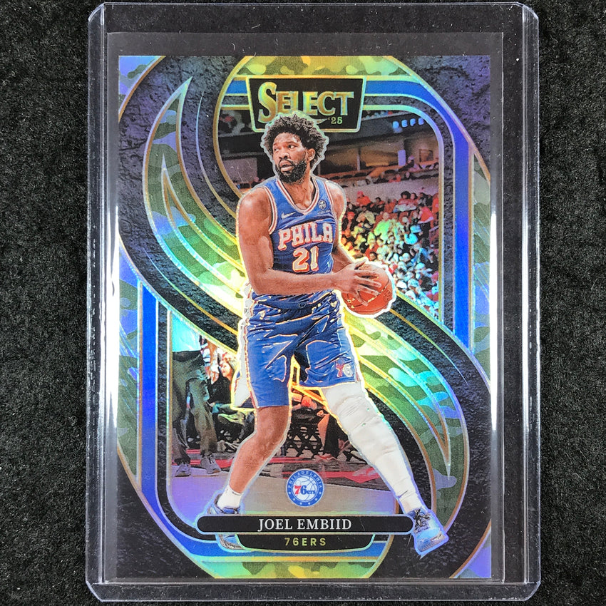 2024-25 Select JOEL EMBIID Premier Level Camo 91/125 #101