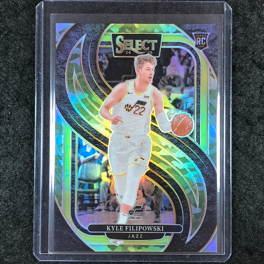 2024-25 Select KYLE FILIPOWSKI Premier Level Rookie Camo 123/125 #170