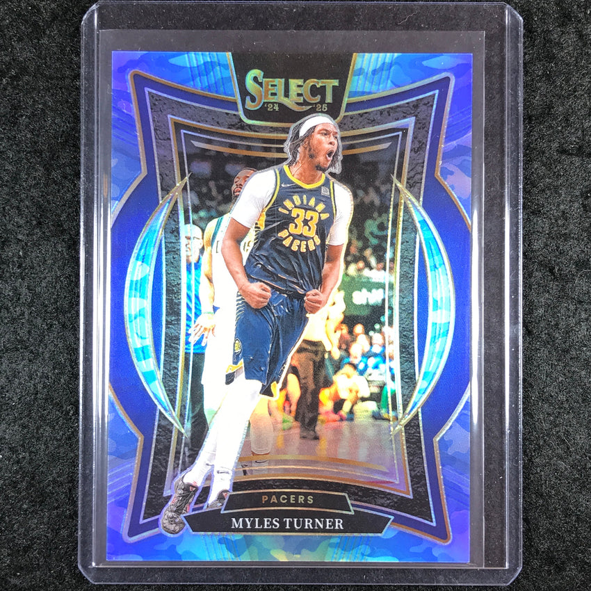 2024-25 Select MYLES TURNER Concourse Blue Camo 52/99 #4