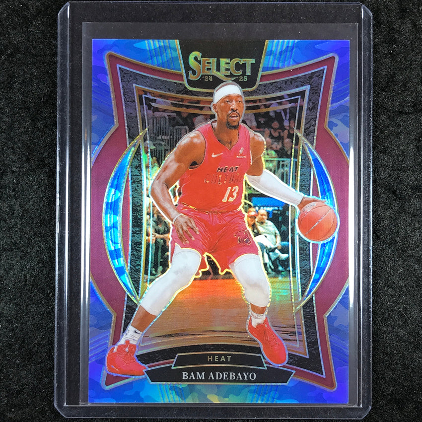 2024-25 Select BAM ADEBAYO Concourse Blue Camo 6/99 #15