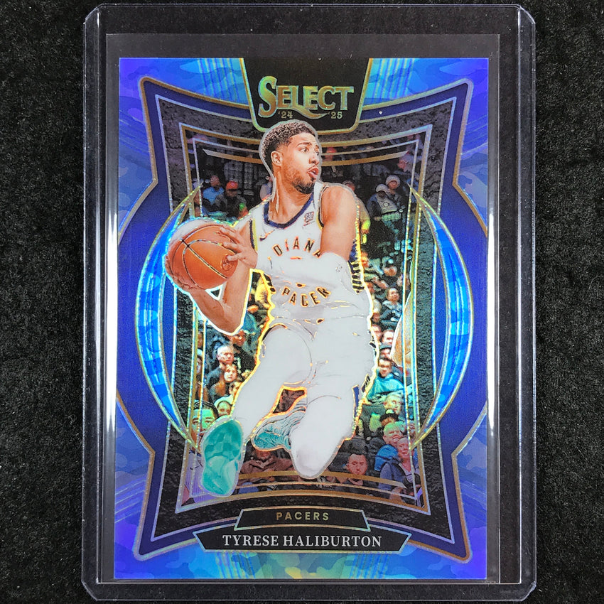 2024-25 Select TYRESE HALIBURTON Concourse Blue Camo 51/99 #64