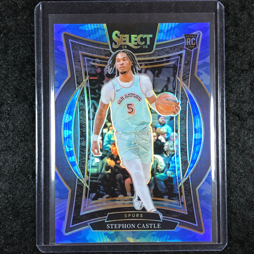 2024-25 Select STEPHON CASTLE Concourse Rookie Blue Camo 26/99 #72