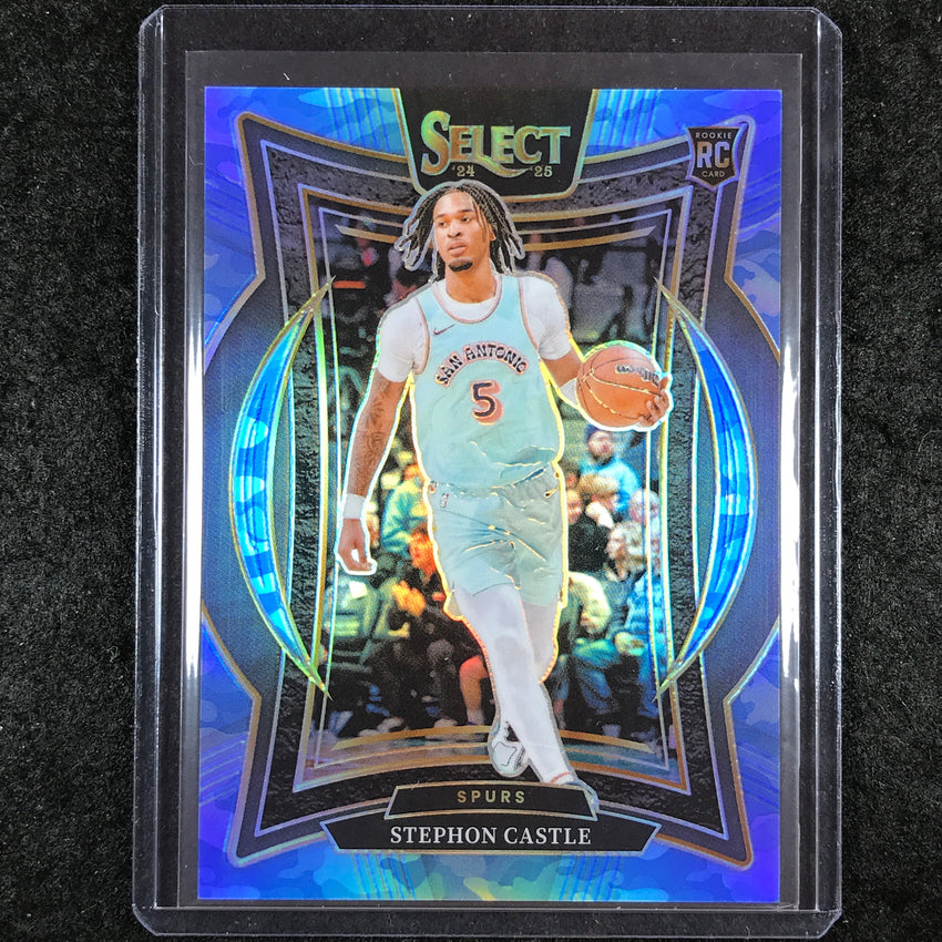 2024-25 Select STEPHON CASTLE Concourse Rookie Blue Camo 70/99 #72