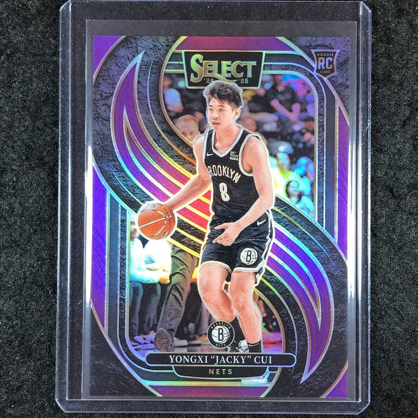 2024-25 Select YONGXI "JACKY" CUI Premier Level Rookie Purple 86/99 #176