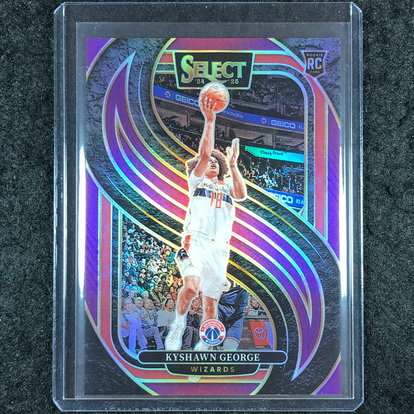 2024-25 Select KYSHAWN GEORGE Premier Level Rookie Purple 73/99 #177