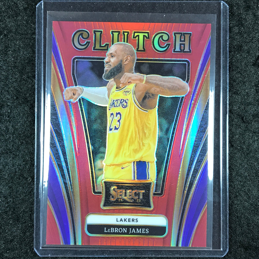 2024-25 Select LEBRON JAMES Clutch Red 80/99 #5