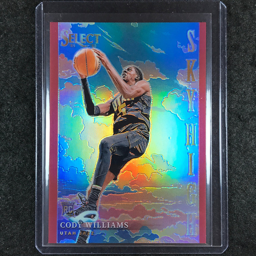 2024-25 Select CODY WILLIAMS Sky High Rookie Red 82/99 #10