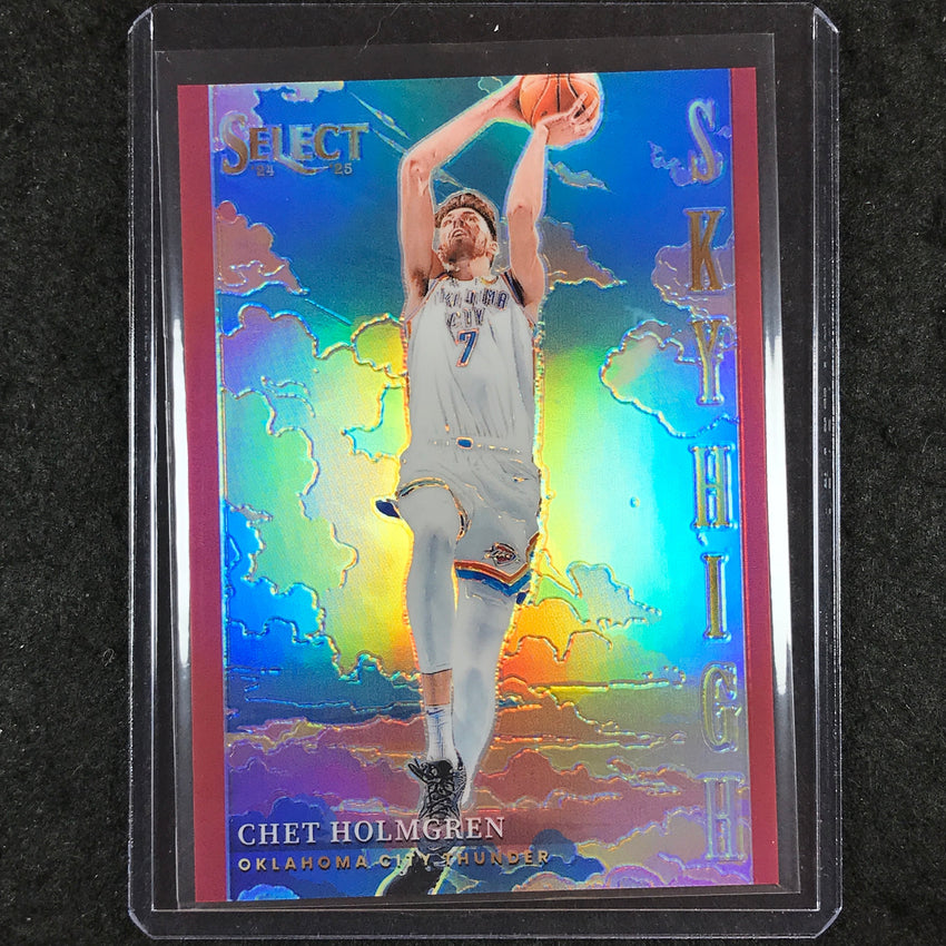 2024-25 Select CHET HOLMGREN Sky High Red 51/99 #12