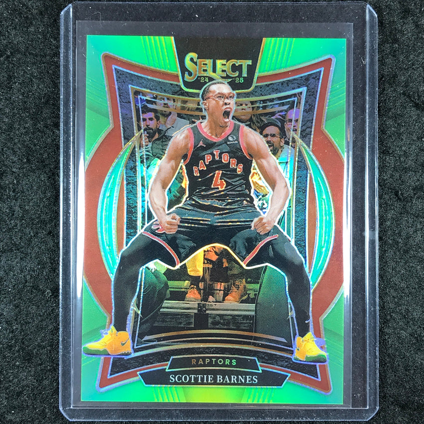 2024-25 Select SCOTTIE BARNES Concourse Neon Green 40/75 #30
