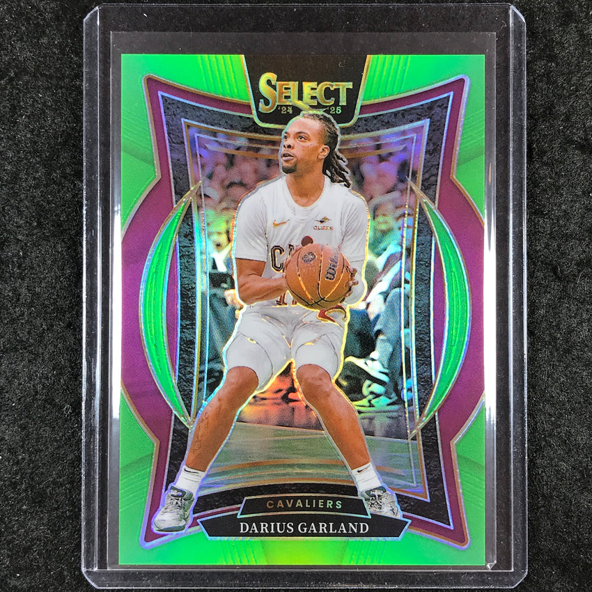 2024-25 Select DARIUS GARLAND Concourse Neon Green 43/75 #39
