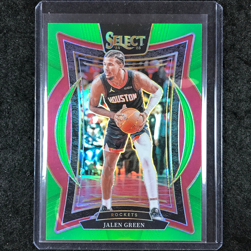 2024-25 Select JALEN GREEN Concourse Neon Green 63/75 #47