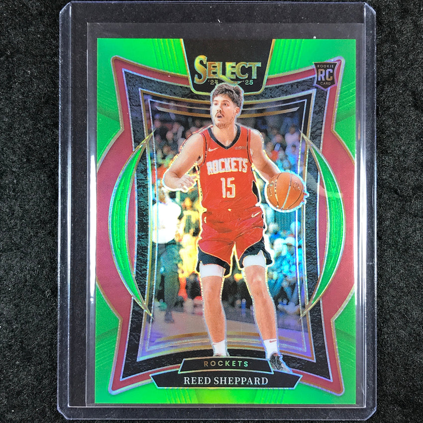 2024-25 Select REED SHEPPARD Concourse Rookie Neon Green 22/75 #68