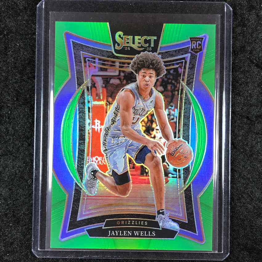 2024-25 Select JAYLEN WELLS Concourse Rookie Neon Green 16/75 #79