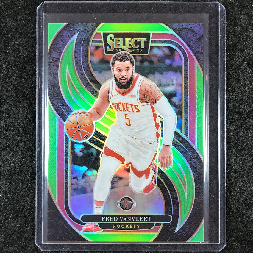 2024-25 Select FRED VANVLEET Premier Level Neon Green 12/75 #118