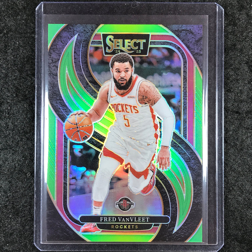2024-25 Select FRED VANVLEET Premier Level Neon Green 53/75 #118