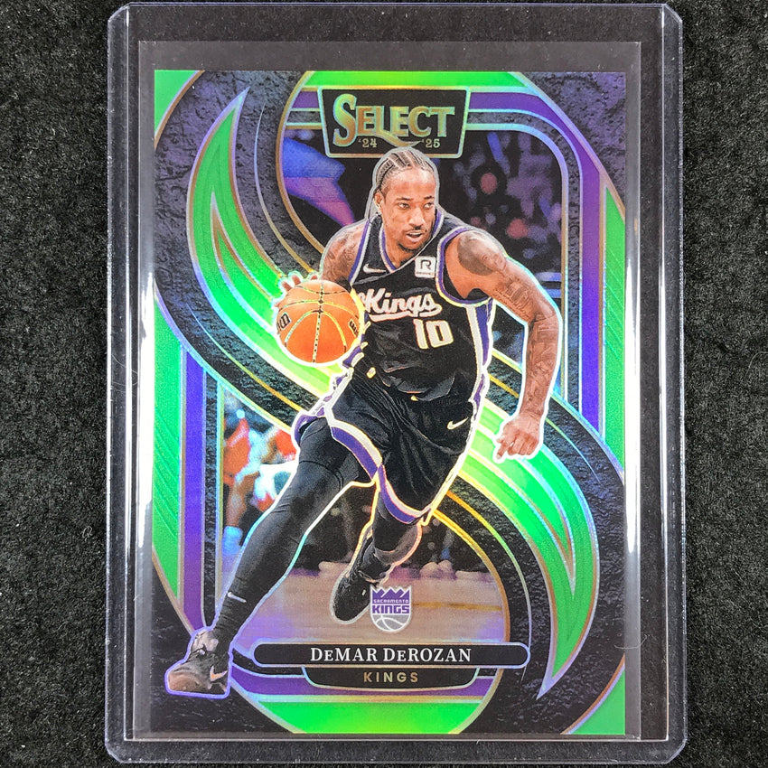 2024-25 Select DEMAR DEROZAN Premier Level Neon Green 68/75 #122