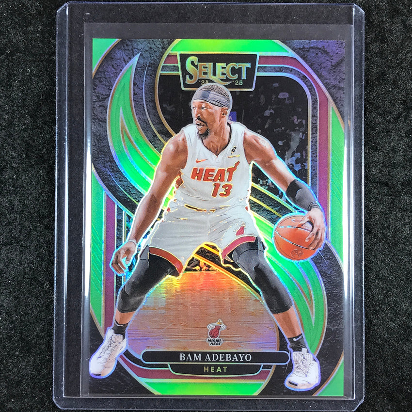 2024-25 Select BAM ADEBAYO Premier Level Neon Green 59/75 #163