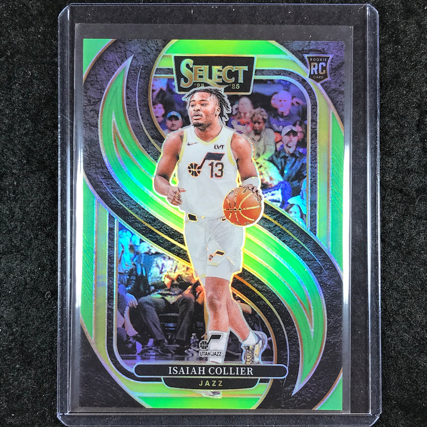 2024-25 Select ISAIAH COLLIER Premier Level Rookie Neon Green 17/75 #178