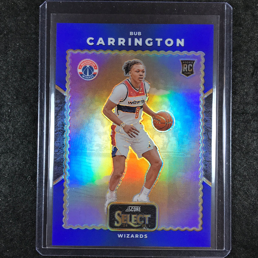 2024-25 Select BUB CARRINGTON Score Select Throwback Rookie Blue 66/75 #7