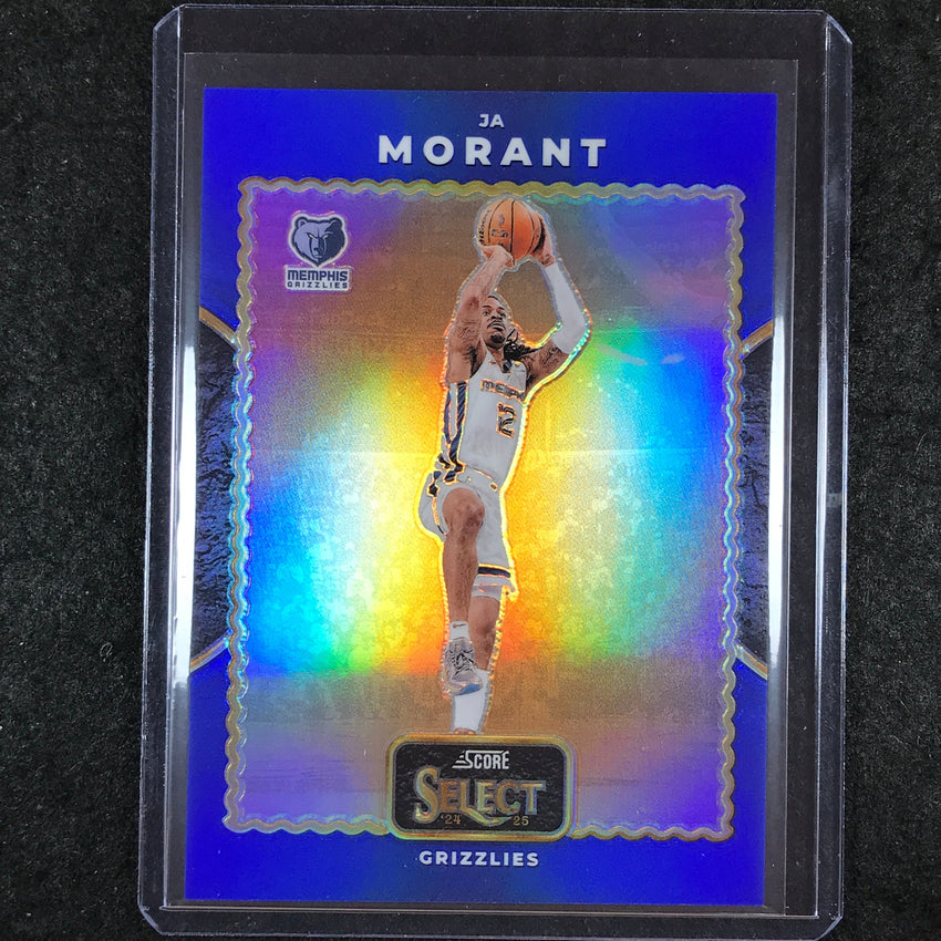 2024-25 Select JA MORANT Score Select Throwback Blue 26/75 #12