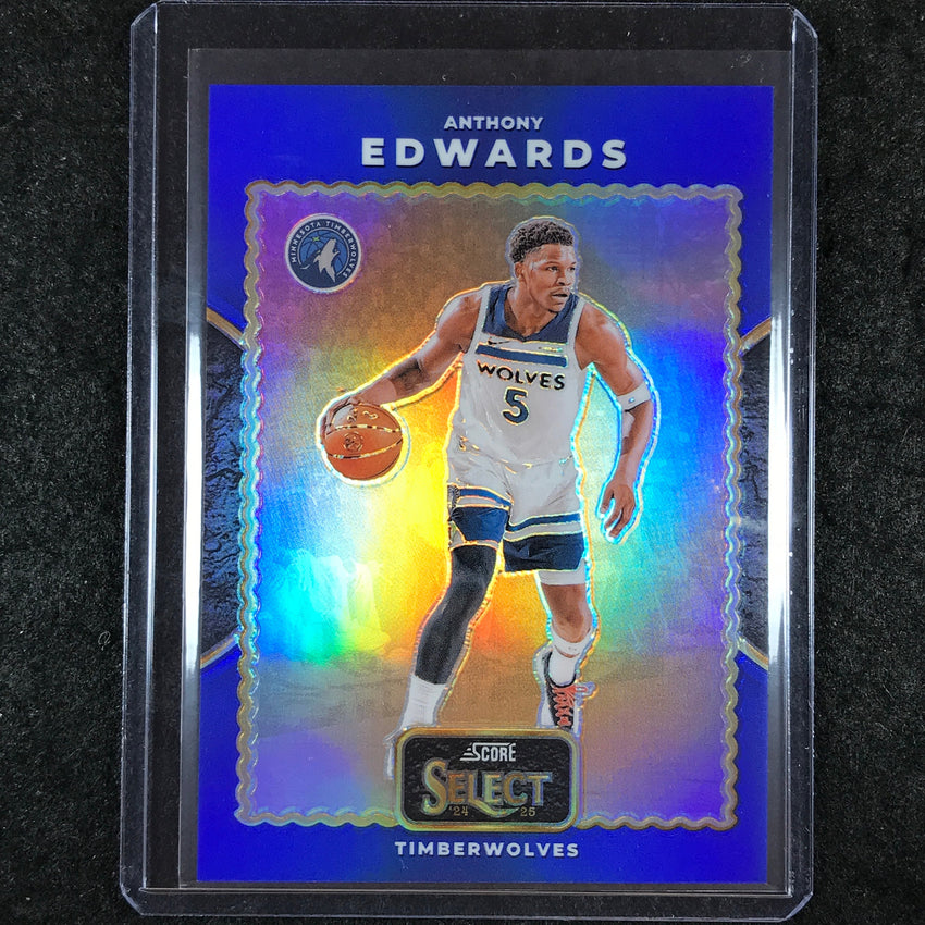 2024-25 Select ANTHONY EDWARDS Score Select Throwback Blue 60/75 #15