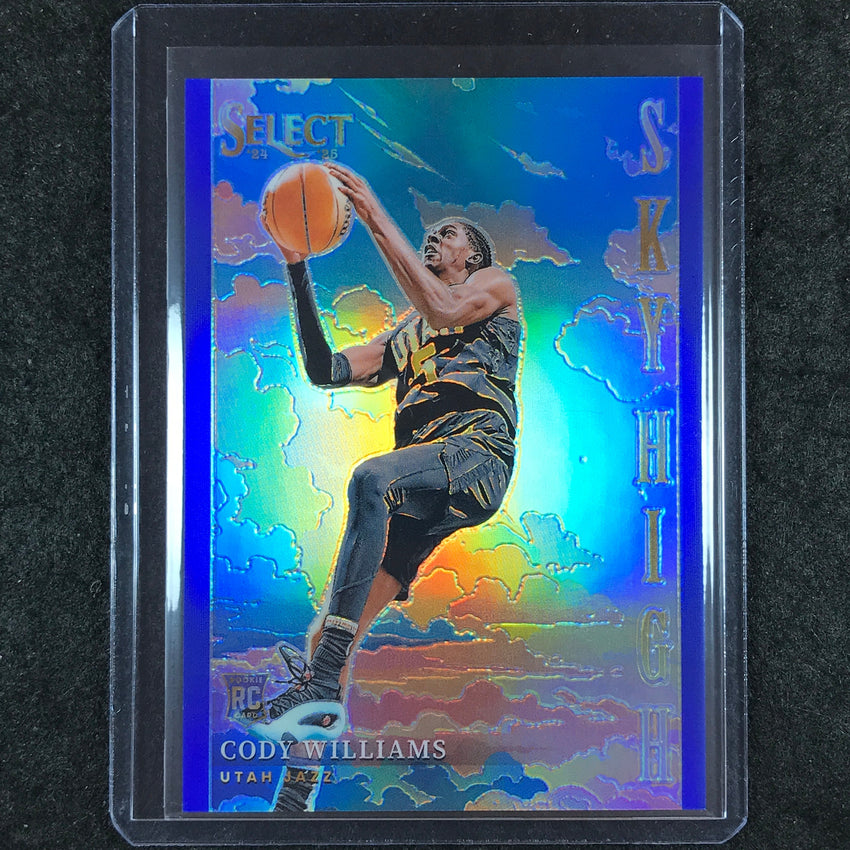 2024-25 Select CODY WILLIAMS Sky High Rookie Blue 58/75 #10
