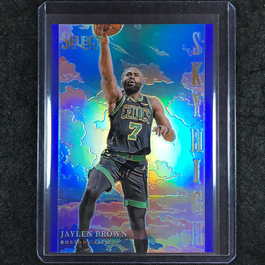 2024-25 Select JAYLEN BROWN Sky High Blue 3/75 #18