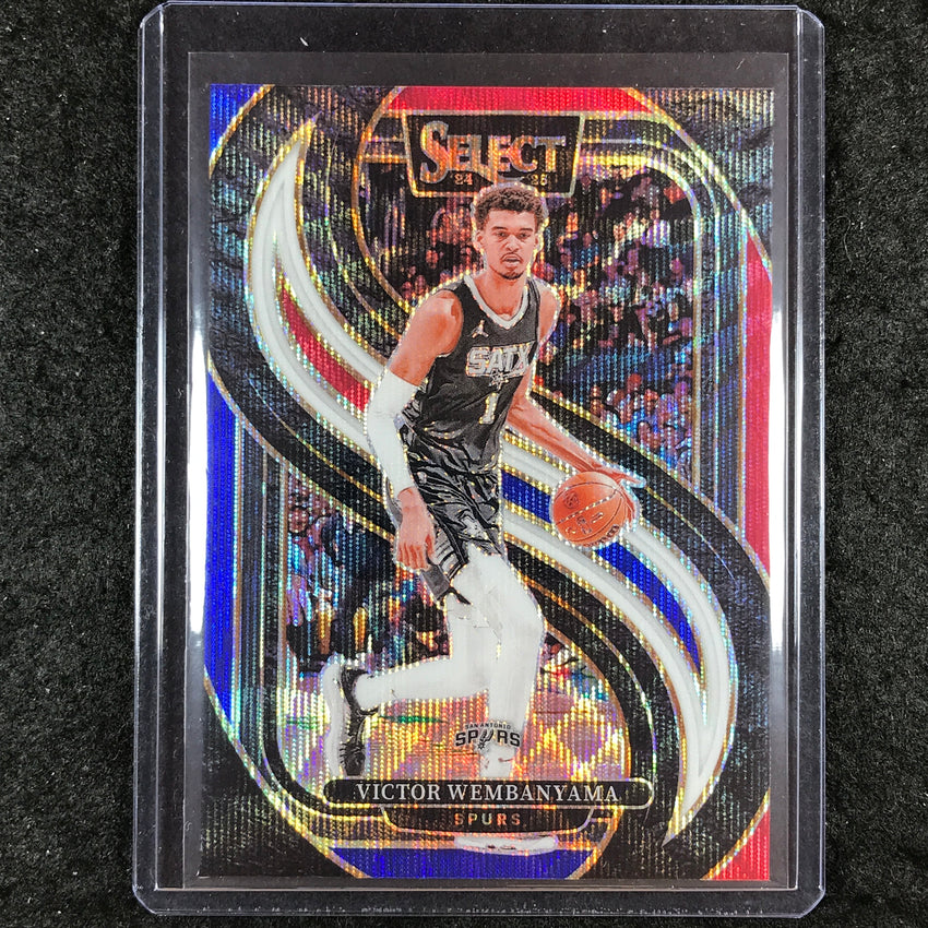 2024-25 Select VICTOR WEMBANYAMA Premier Level Tri-Color #102