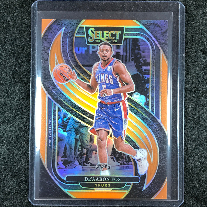 2024-25 Select DE'AARON FOX Premier Level Orange 54/65 #150