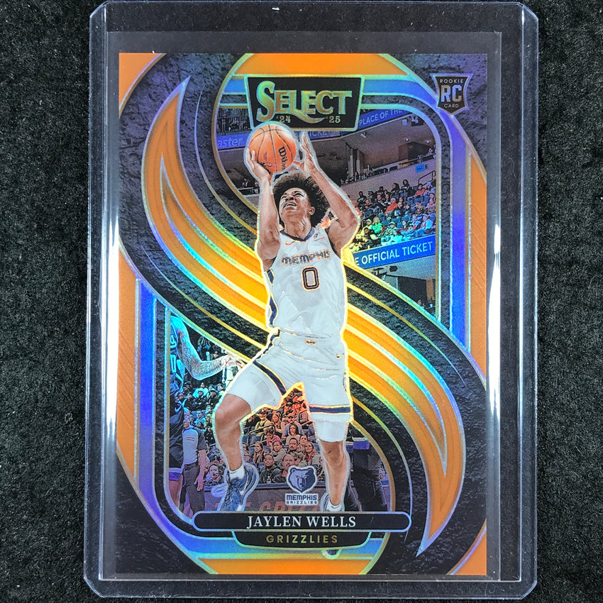 2024-25 Select JAYLEN WELLS Premier Level Rookie Orange 21/65 #188