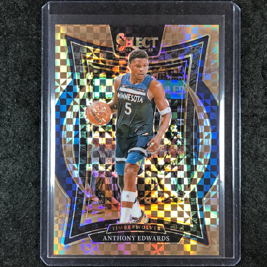2024-25 Select ANTHONY EDWARDS Concourse Bronze Checker 11/49 #23
