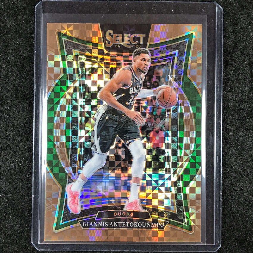 2024-25 Select GIANNIS ANTETOKOUNMPO Concourse Bronze Checker 47/49 #43