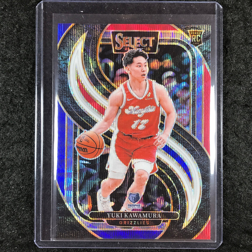 2024-25 Select YUKI KAWAMURA Premier Level Rookie Tri-Color #168