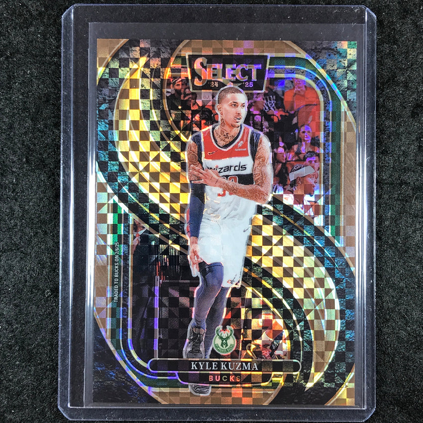 2024-25 Select KYLE KUZMA Premier Level Bronze Checker 35/49 #106