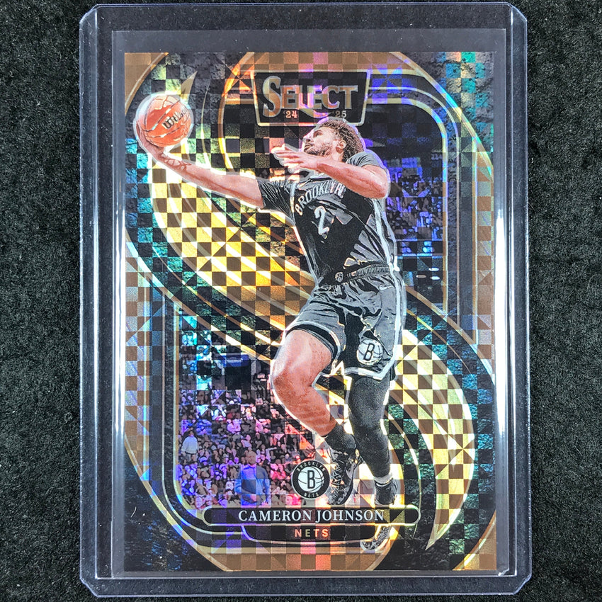 2024-25 Select CAMERON JOHNSON Premier Level Bronze Checker 14/49 #121