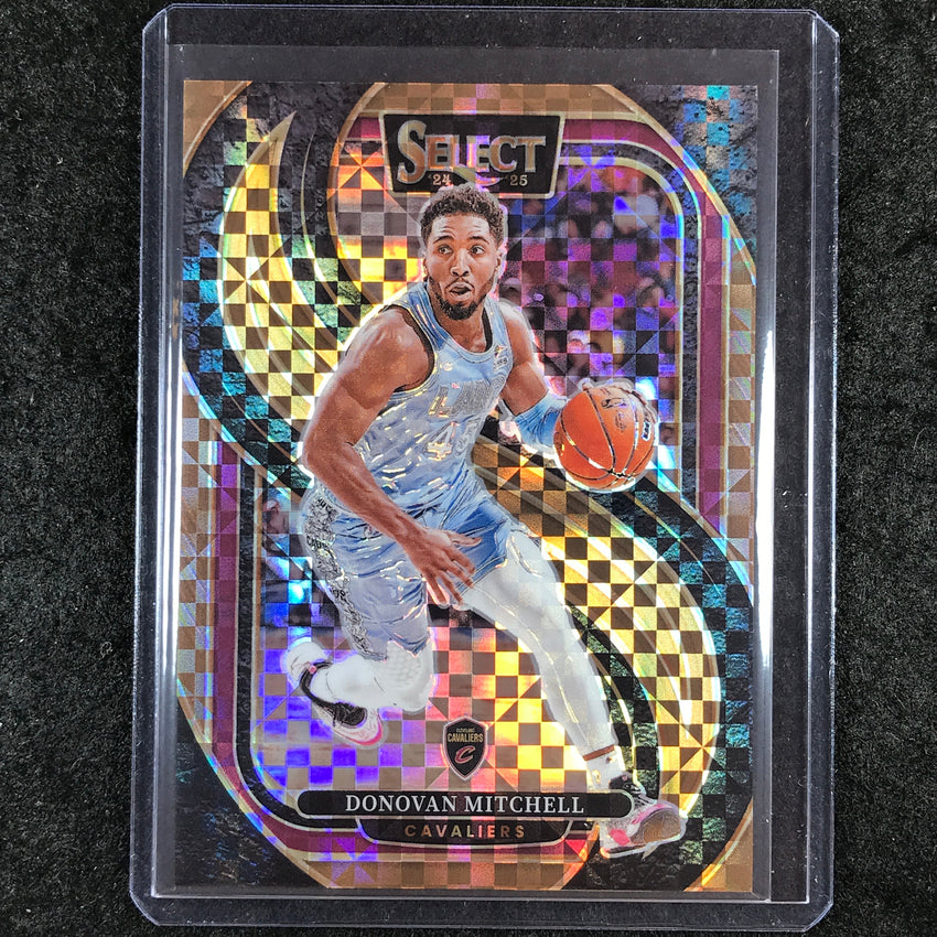 2024-25 Select DONOVAN MITCHELL Premier Level Bronze Checker 18/49 #155