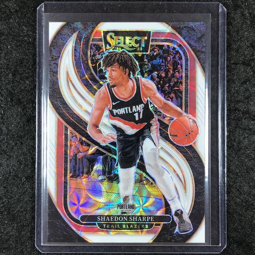 2024-25 Select SHAEDON SHARPE Premier Level White Scope 35/35 #152