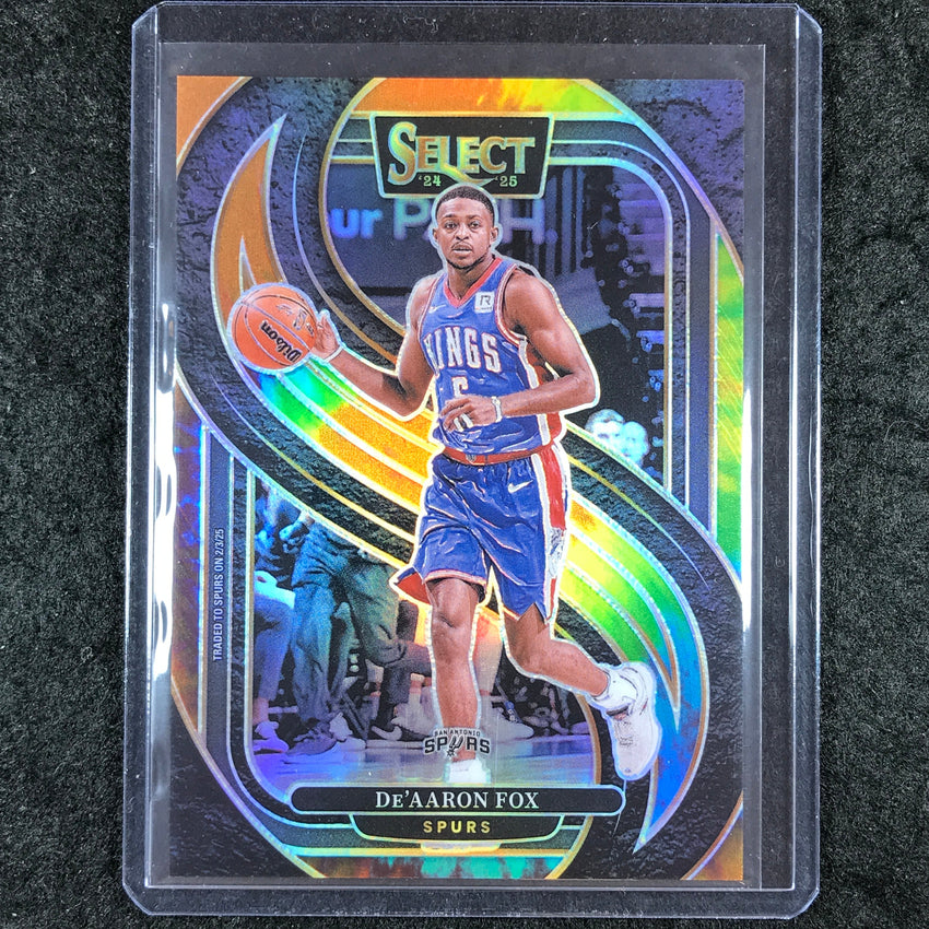 2024-25 Select DE'AARON FOX Premier Level Tie-Dye 10/25 #150