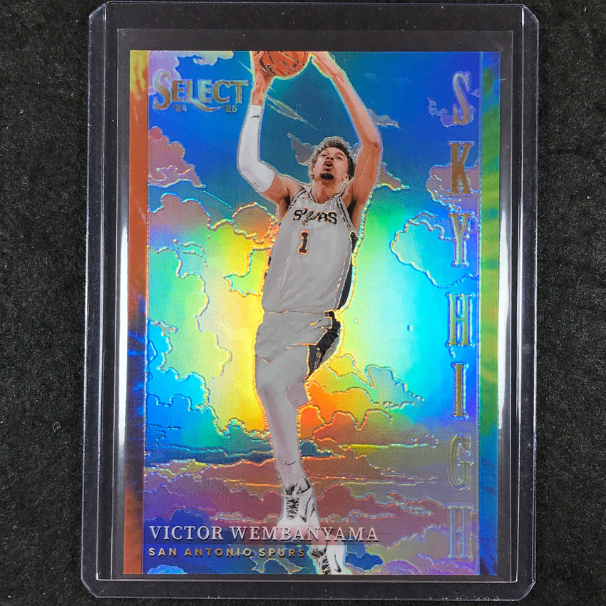 2024-25 Select VICTOR WEMBANYAMA Sky High Tie-Dye 9/25 #11