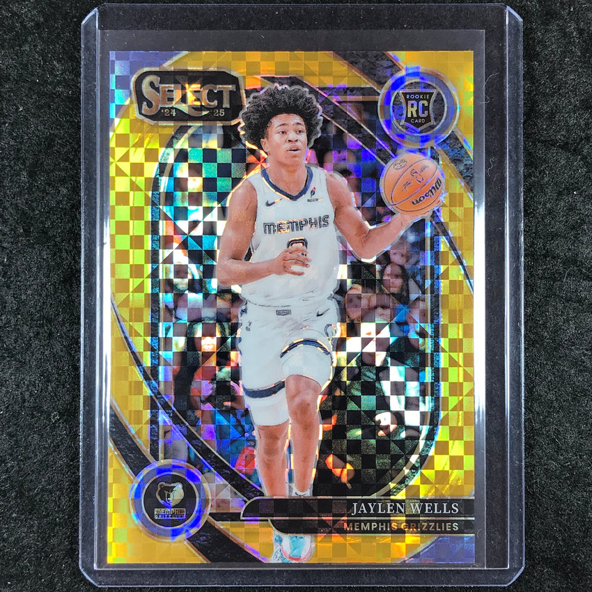2024-25 Select JAYLEN WELLS Courtside Rookie Gold 8/10 #267
