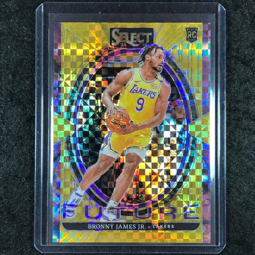 2024-25 Select BRONNY JAMES JR. Select Future Rookie Gold 5/10 #19